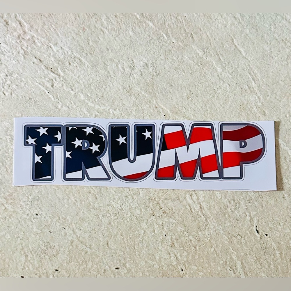 NEW Large Trump Sticker - Perfect for Cars!